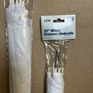 Photography Smith-Victor 32” Lighting Umbrella White Bounce & 43” Translucent
